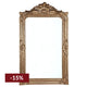 Elizabeth Floor Mirror - Antique Gold