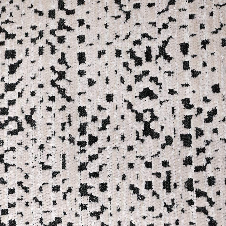 Eleanor Bench Ottoman - Charcoal Jacquard