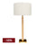 Essex Marble Table Lamp - Natural