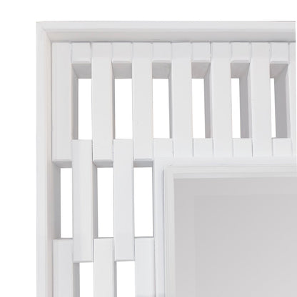 Appin Floor Mirror - White