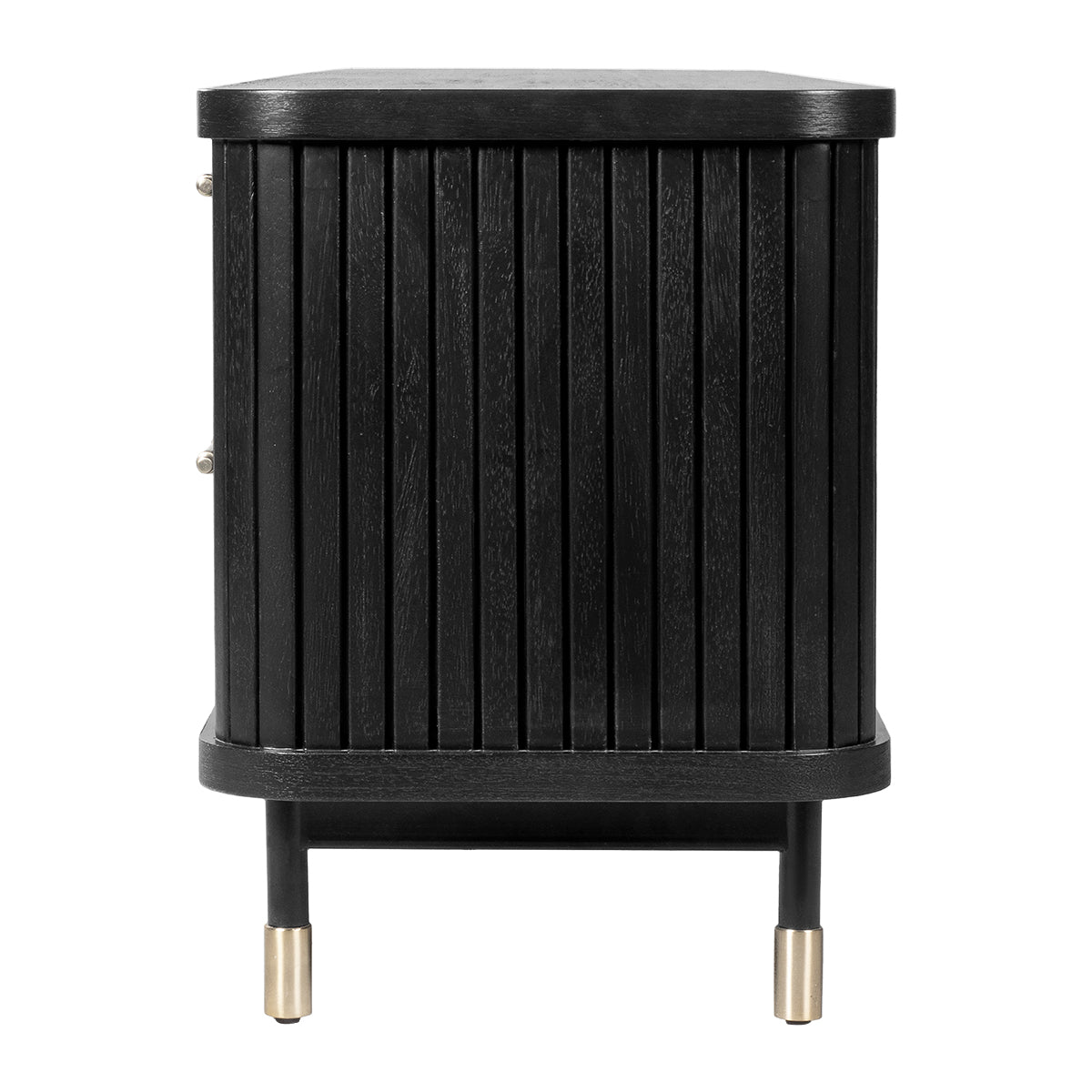 Sophia 200cm Entertainment Unit - Black - OUTLET NSW
