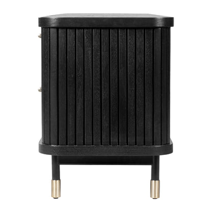 Sophia 200cm Entertainment Unit - Black - OUTLET NSW