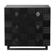 Alton 3 Drawer Chest -  Black