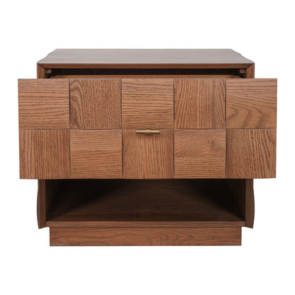 Desmond 57x51cm 1 Drawer Bedside Table