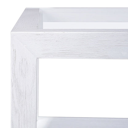 Sadie Oak Rectangle Coffee Table - White