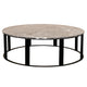 Bowie Marble Coffee Table - Medium Grey