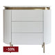 Demarco 3 Drawer Chest - White