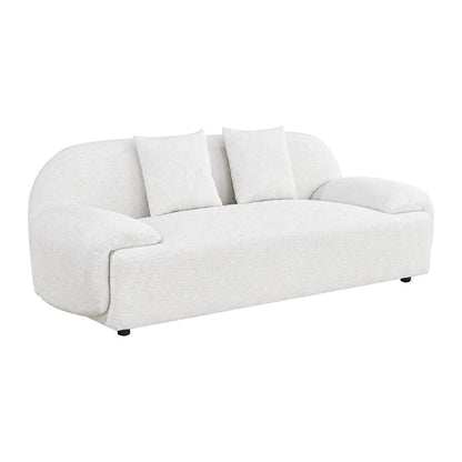 Remi 3 Seater Sofa - Tweed White