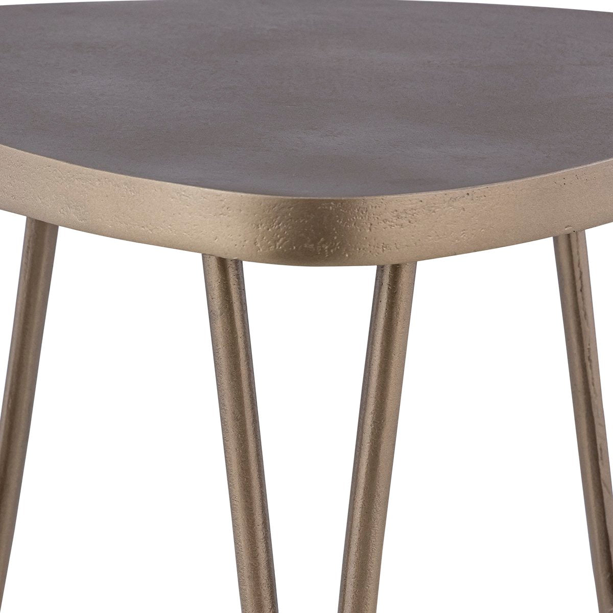 Leila Side Table - Antique Brass