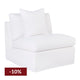 Birkshire Slip Cover Occasional Chair - White Linen