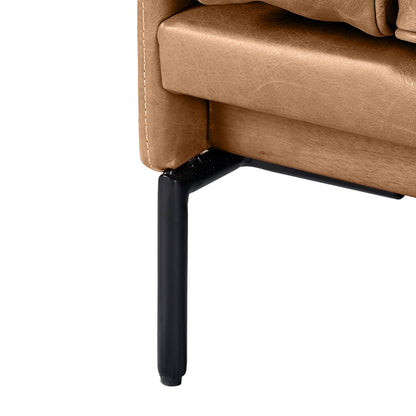Keaton 2.5 Seater Sofa - Light Brown Leather