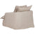 Hayman Slip Cover Arm Chair - Natural Linen