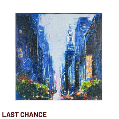 City Nights Enhanced Canvas Print