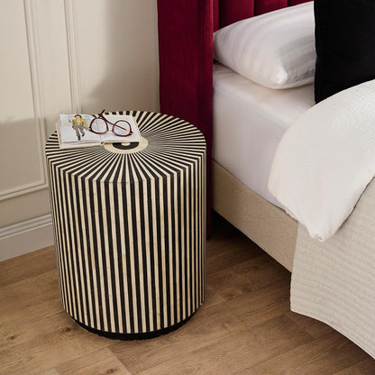 Makayla Side Table - Black