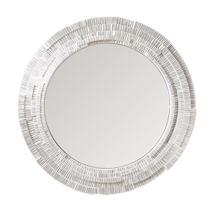 Dunbar 101.5x101.5cm Round Wall Mirror - White