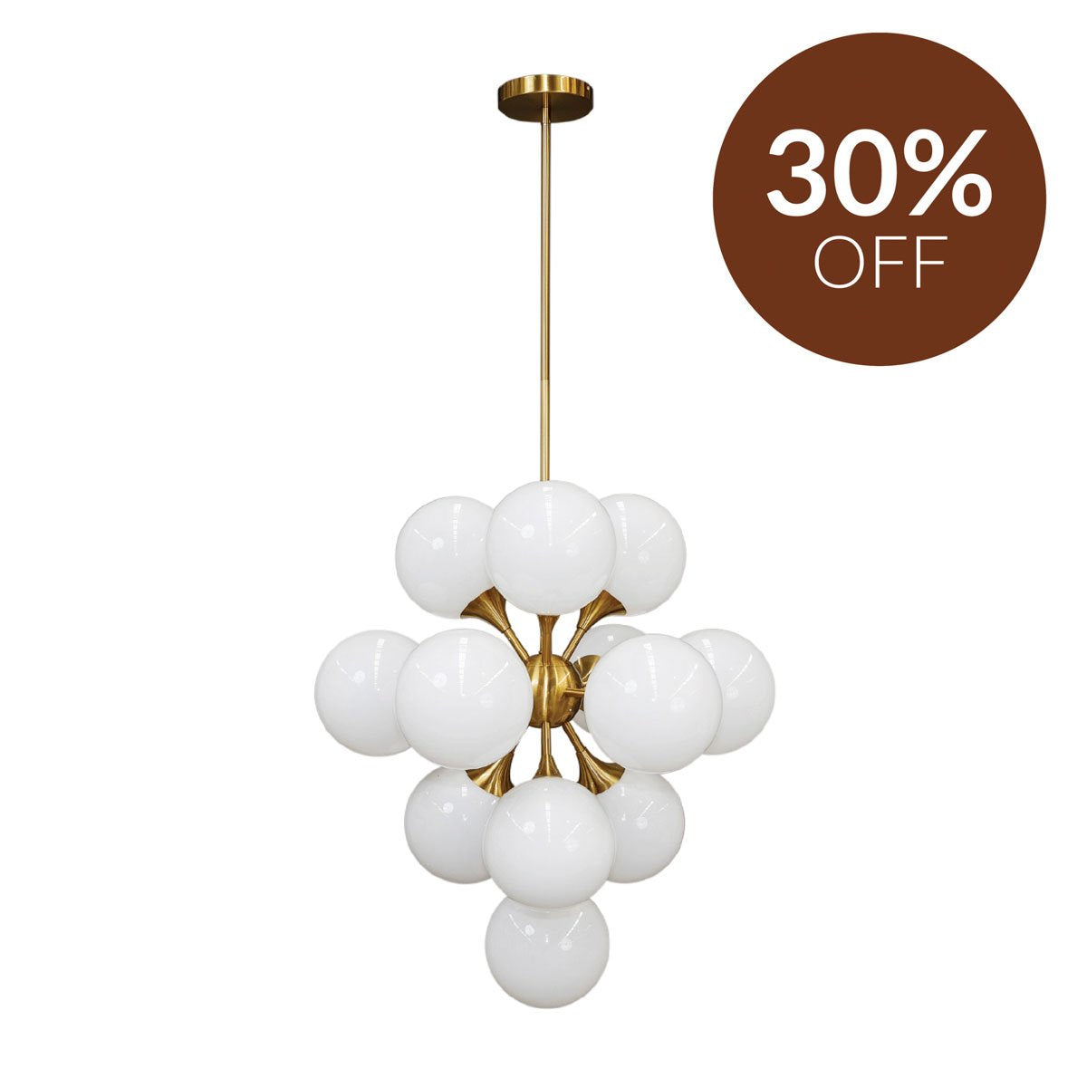Karina Pendant - Medium Brass