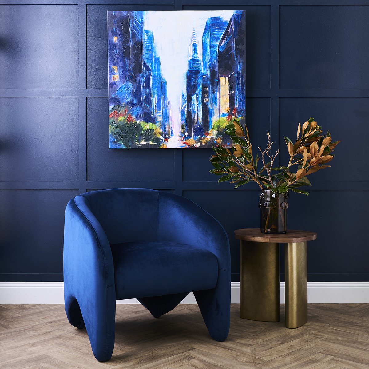 City Nights Enhanced Canvas Print