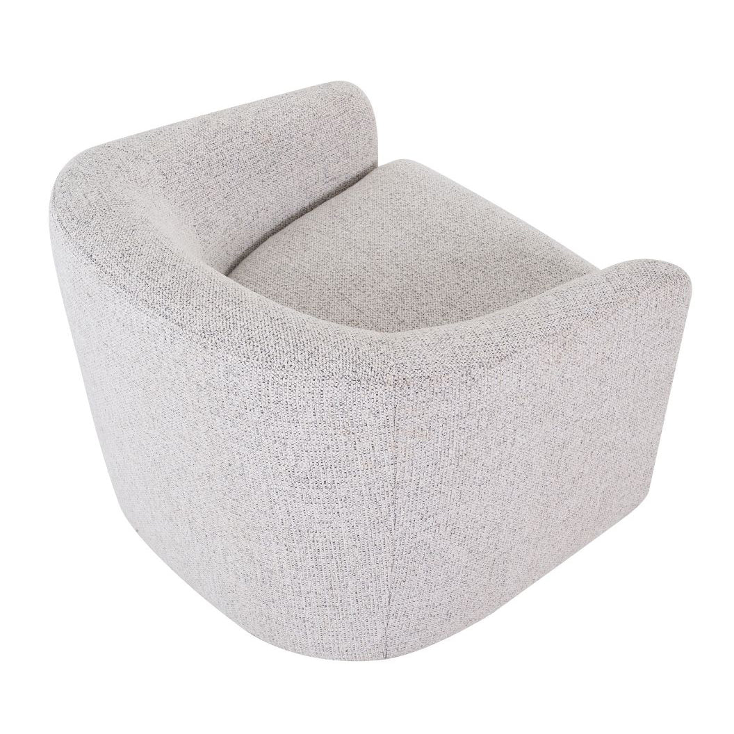 Bellevue Swivel Arm Chair - Salt & Pepper
