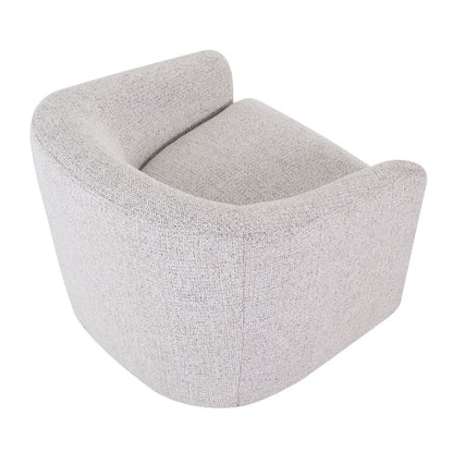 Bellevue Swivel Arm Chair - Salt & Pepper