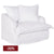 Hayman Slip Cover Arm Chair - White Linen