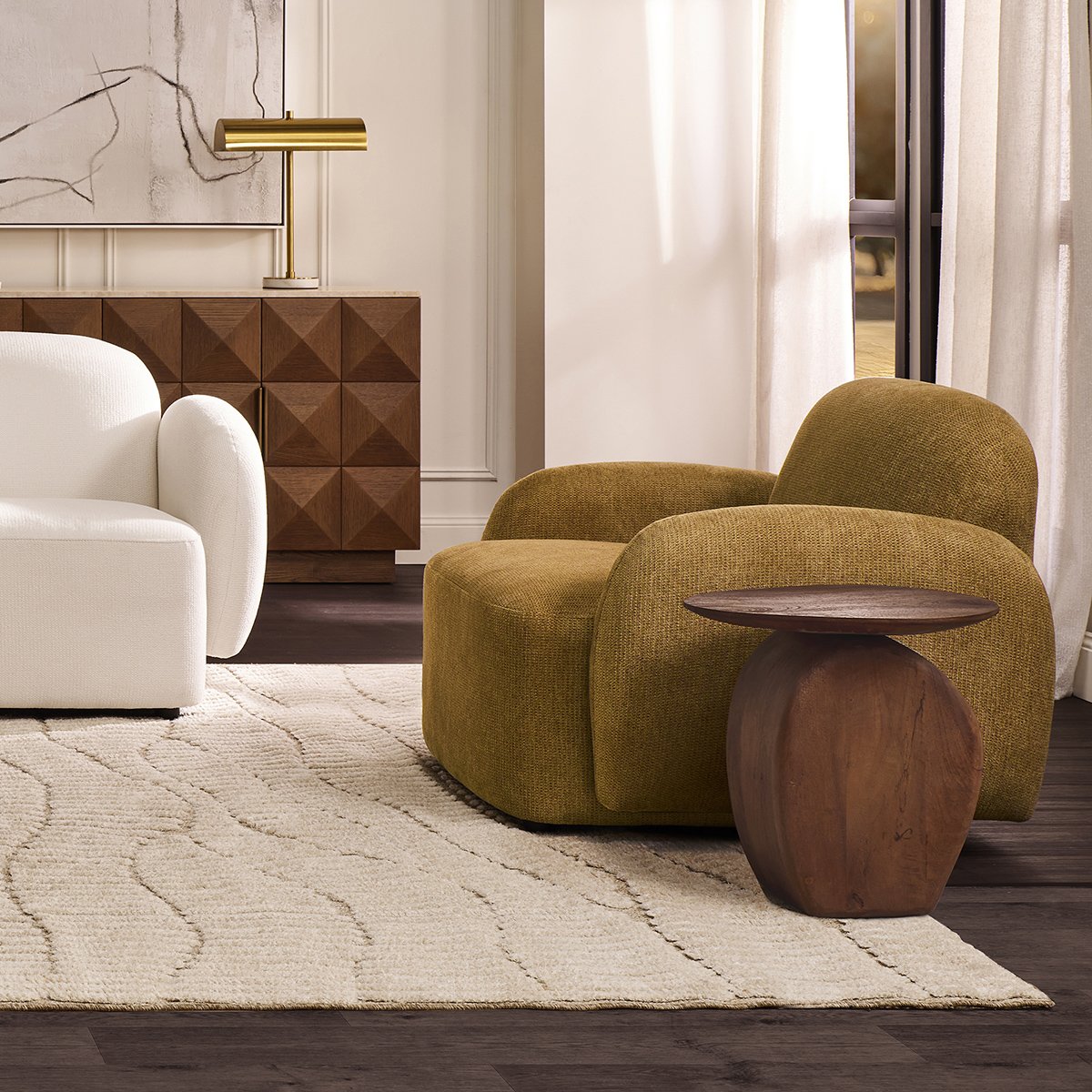 Ramona Occasional Chair - Toffee