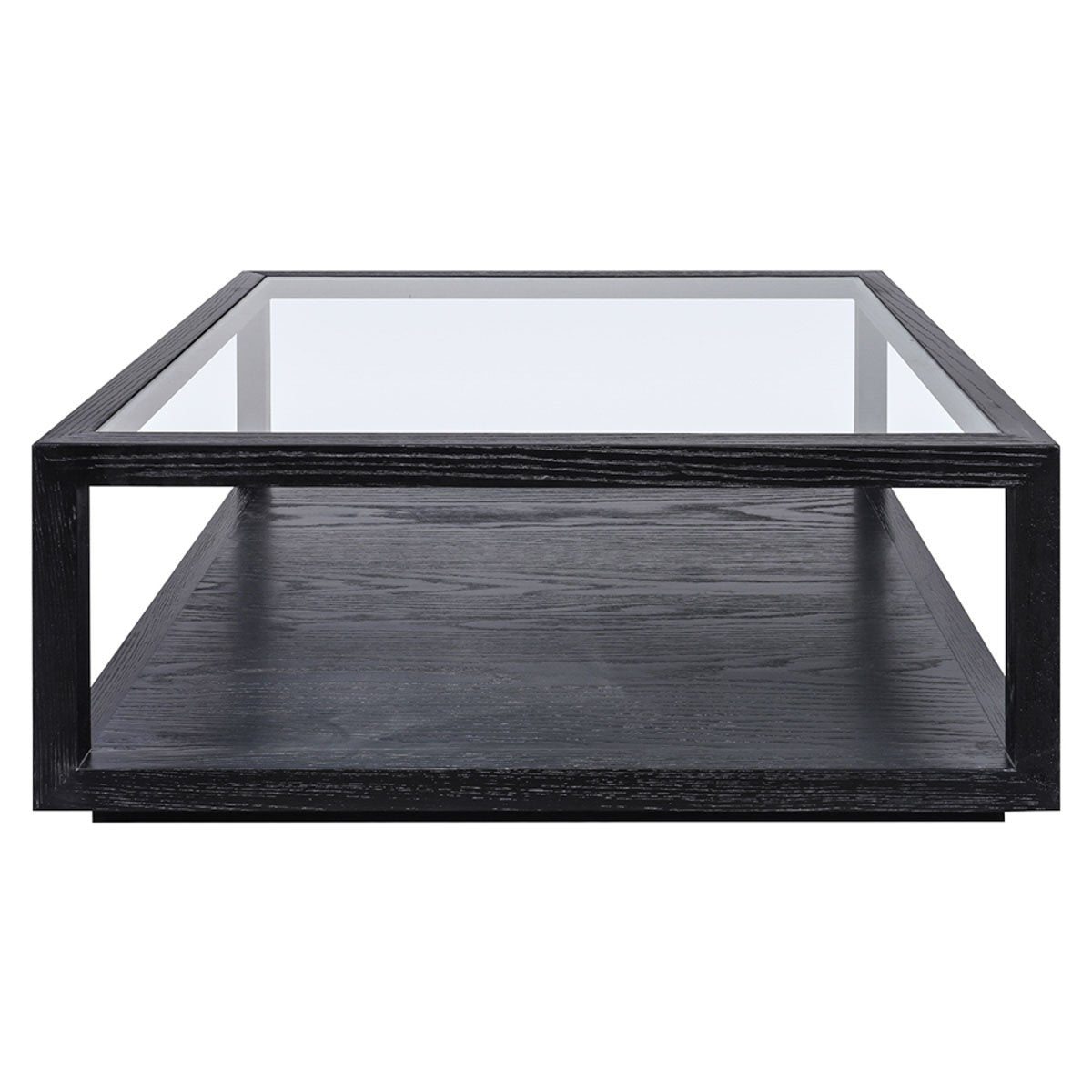 Sadie Oak Square Coffee Table - Black