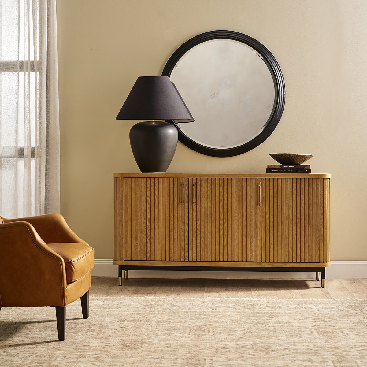 Sophia Oak Buffet - Natural