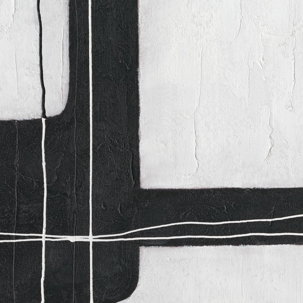 Dark Geometry Series I  90x120cm Canvas Painting