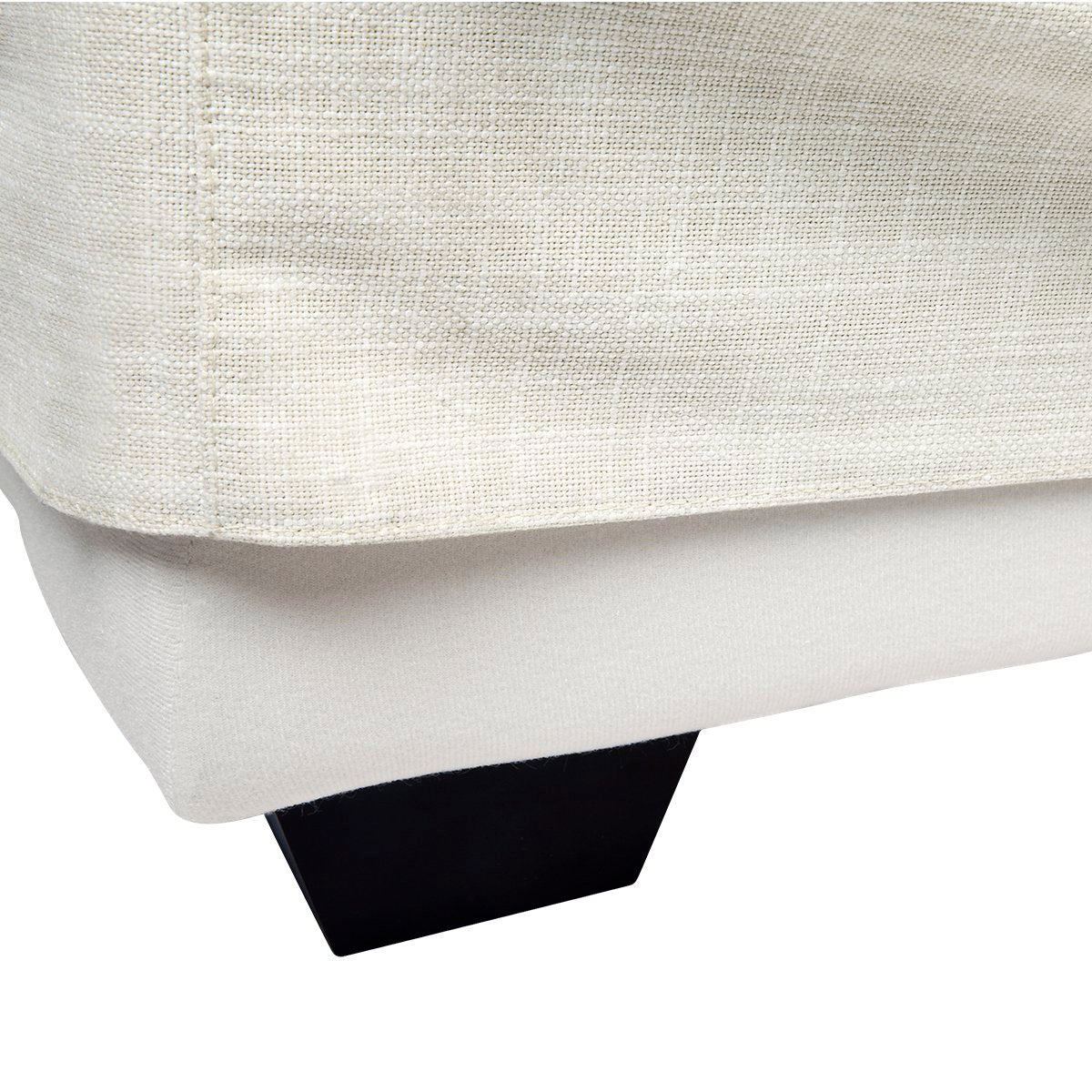 Birkshire 3 Seater Slip Cover Sofa - Off White Linen