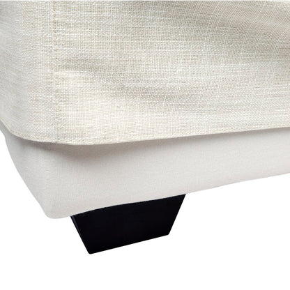 Birkshire 3 Seater Slip Cover Sofa - Off White Linen