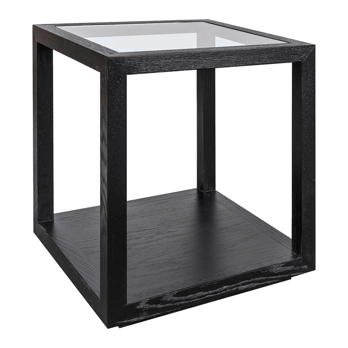 Sadie Oak Square Side Table - Large Black