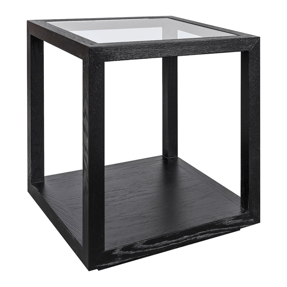 Sadie Oak Square Side Table - Large Black