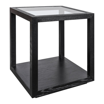 Sadie Oak Square Side Table - Large Black