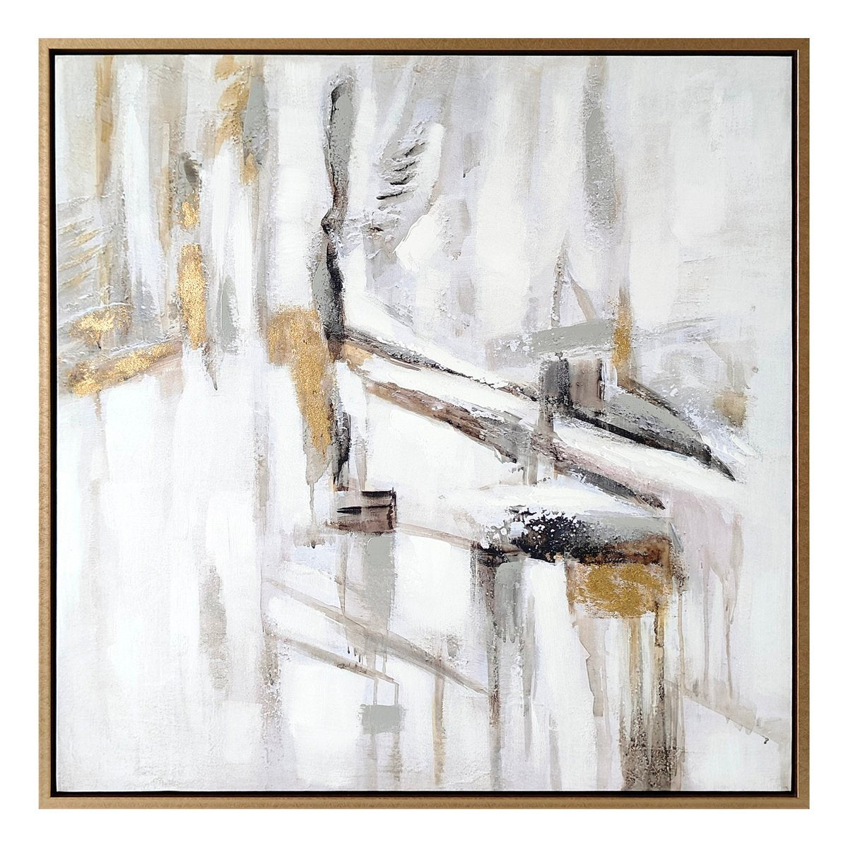 Serene Moments Series II  105x105cm Enhanced Canvas Print