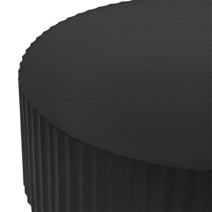 Avery Oval Coffee Table - Black