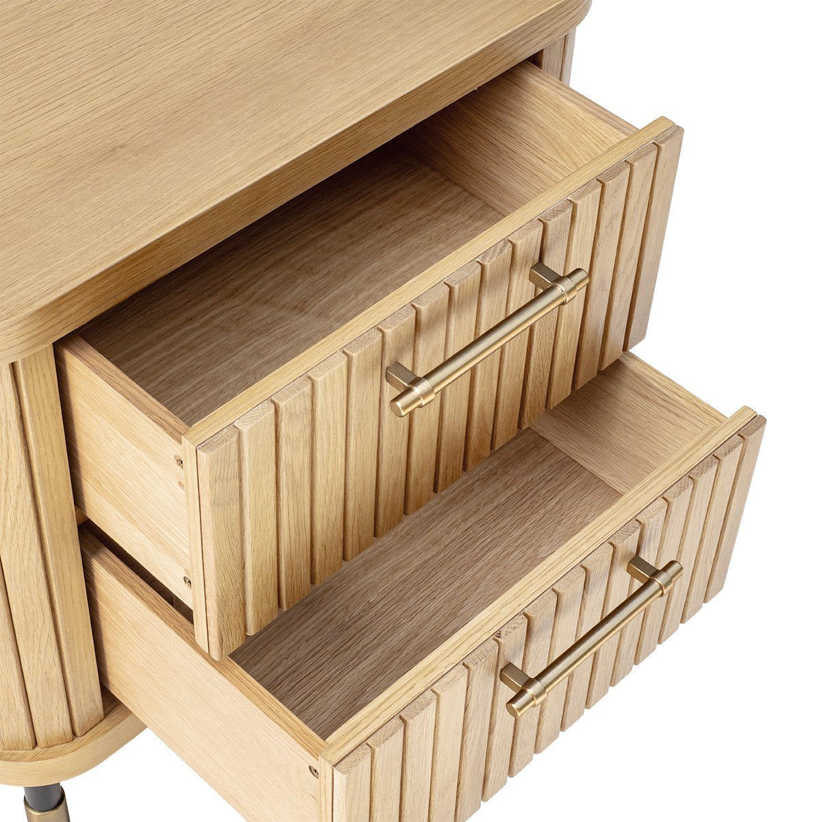 Sophia Oak Bedside Table - Natural