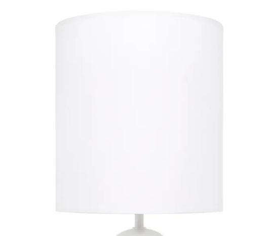 Koa Table Drum Shade - White