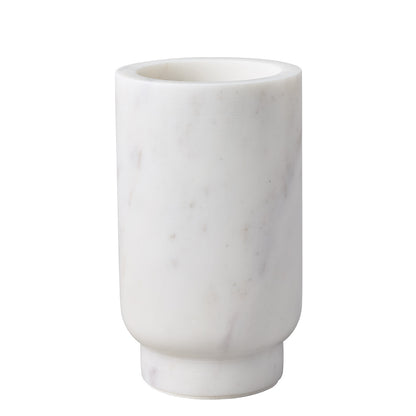 Aries Marble Vase - Small White