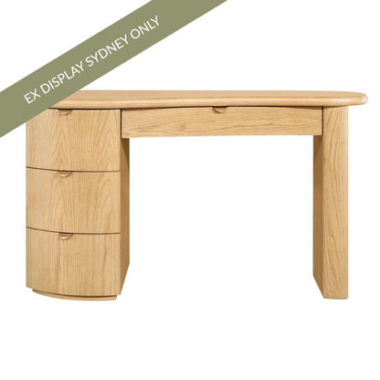 Lina 150cm Desk - Natural Oak - OUTLET NSW