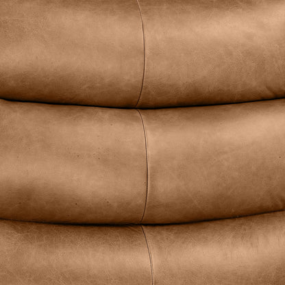 Lusitano Recliner Chair - Light Brown Leather