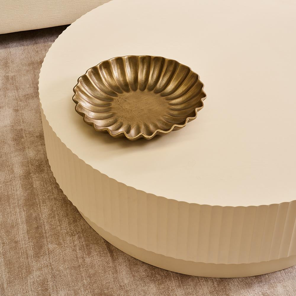 Avery Round Coffee Table - Ivory