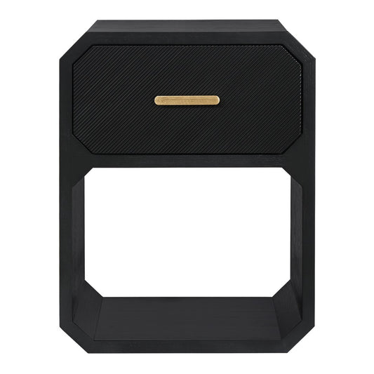 Anderson Bedside Table - Small Black