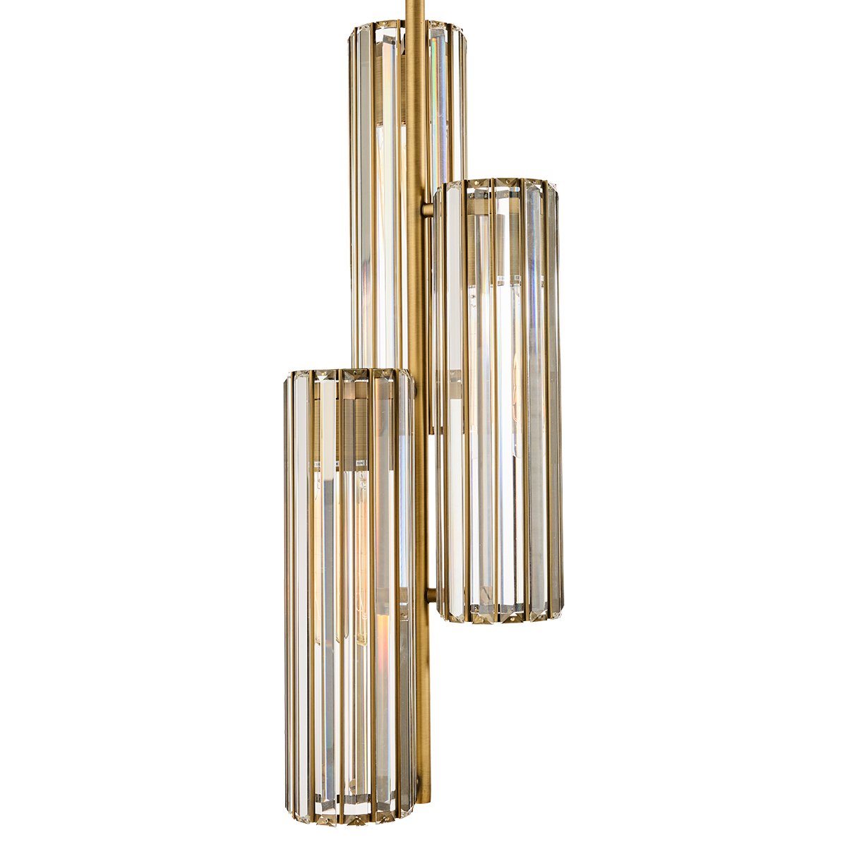 Alana Crystal Pendant - 3 Globe