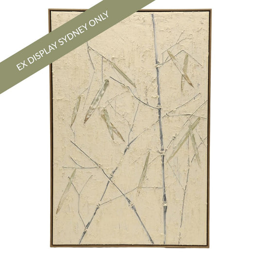 Bamboo Garden Series II Oil On Canvas Painting - OUTLET NSW