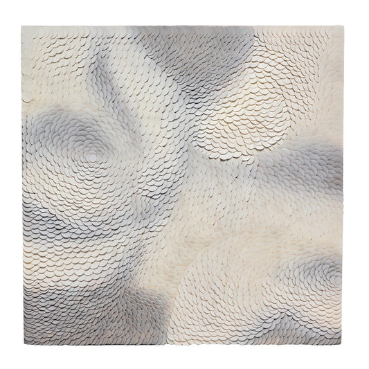 Flux 80x80cm Leather Wall Art