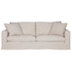 Bungalow 3 Seater Slip Cover Sofa - Natural Linen