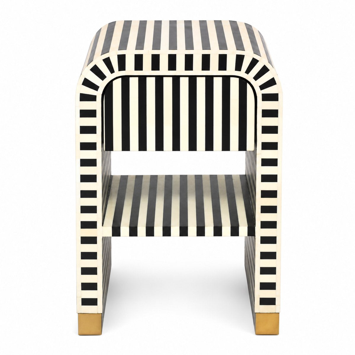 Makayla Bedside Table - Black