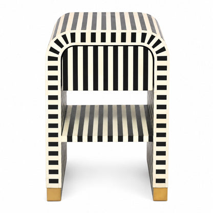 Makayla Bedside Table - Black