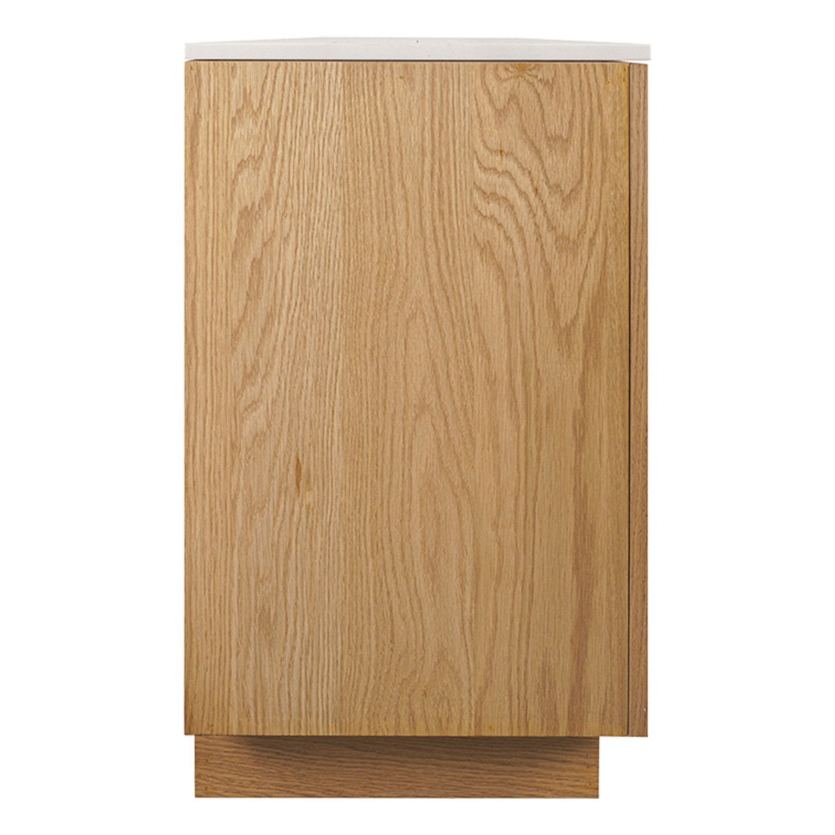 Benedict Natural Oak Buffet - White Marble