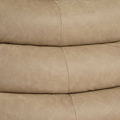 Lusitano Recliner Chair - Cappuccino Cream Leather - OUTLET NSW